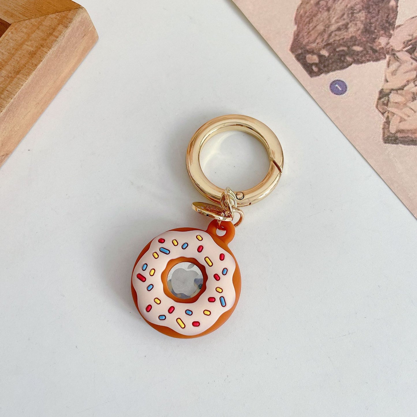 Cute Donut AirTag Cover